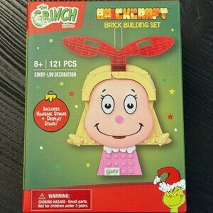 Brickcraft Grinch Cindy-Lou Brick Building Kit (121 Piece Set)